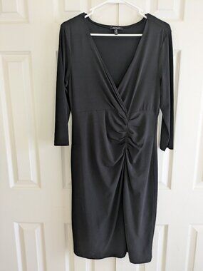 Apart Black V Neck Dress Size 8